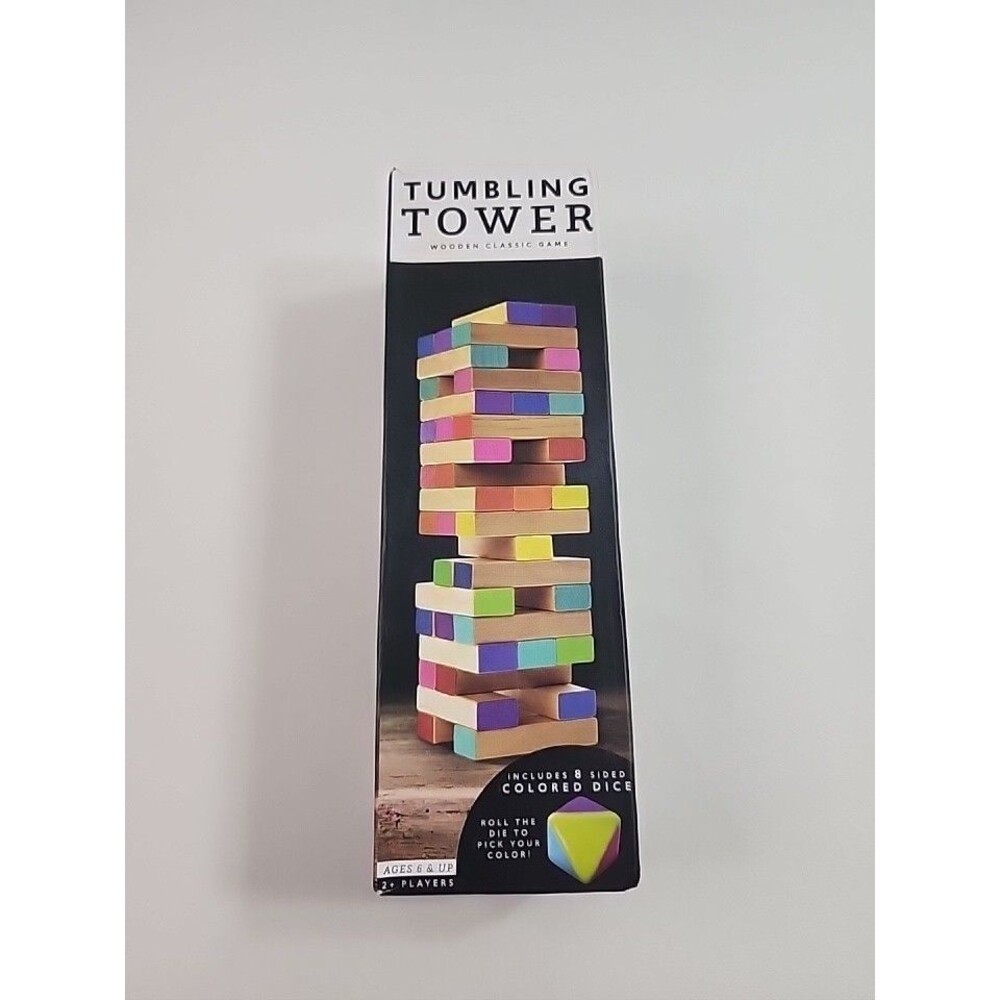 Anker Play Products Tumbling Tower Wooden Classic Game Set Ages 6+ Board Table